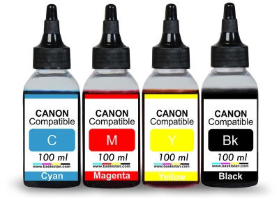 Canon Yazıcılar için Mürekkep Seti 4x100 ml