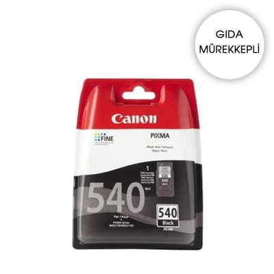 GIDA KARTUŞU - Canon PG-540 Mürekkep Kartuşu MG2150 MG3150 Orjinal Kartuş (Bitmeyen kartuşa uyumlu delik ve hazır)