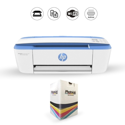 HP DeskJet Ink Advantage 3787 Fotokopi + Tarayıcı + Wi-Fi Airprint Yazıcı T8W48C VE KOLAY DOLUM SETLİ