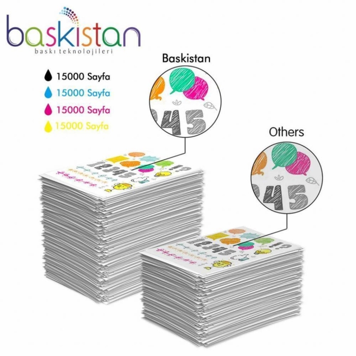 Epson Bitmeyen Kartuşlu Yazıcı Mürekkebi 500 ml 15000 Sayfa Baskı