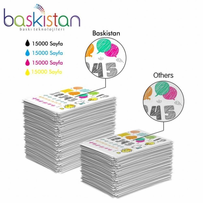 EPSON WF-C5710 Siyah Mürekkep 500 ml (Muadil)