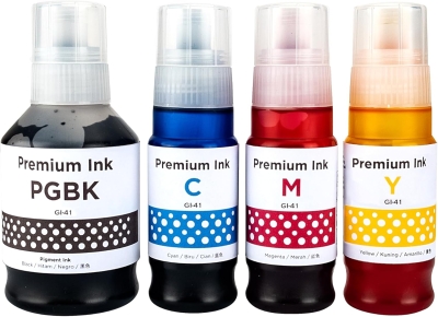 Goink Canon G3480 GI-41 4 Renk Mürekkep Seti - (GI-41C/GI-41M/GI-41PGBK/GI-41Y)