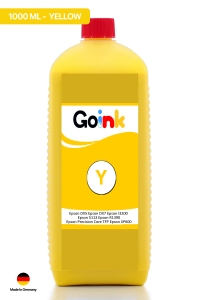 Goink DTF Tekstil Baskı Mürekkebi Sarı 1000ml | Profesyonel Baskı Çözümü