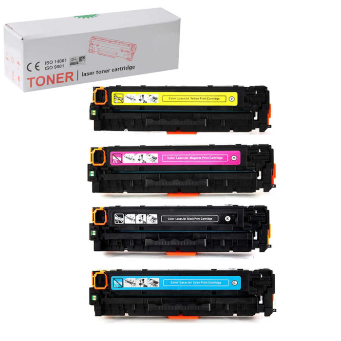 HP 130A Muadil Toner Seti Tüm Renkler