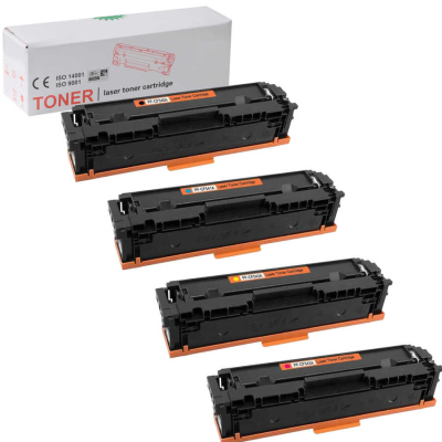 HP 203A Muadil Toner Seti CF540A Tüm Renkler M254/M280/M281