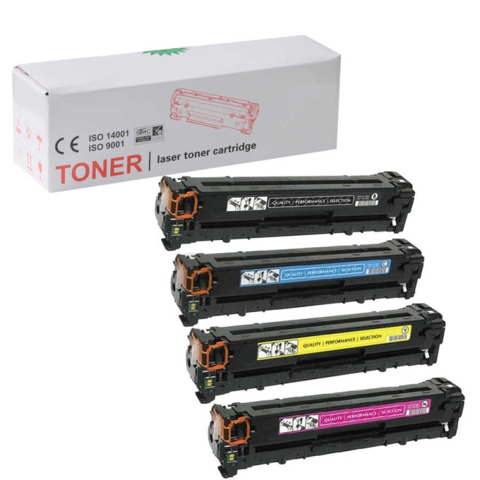 HP LaserJet Pro 200 Color M276n Muadil Toner Seti 131A CF210A