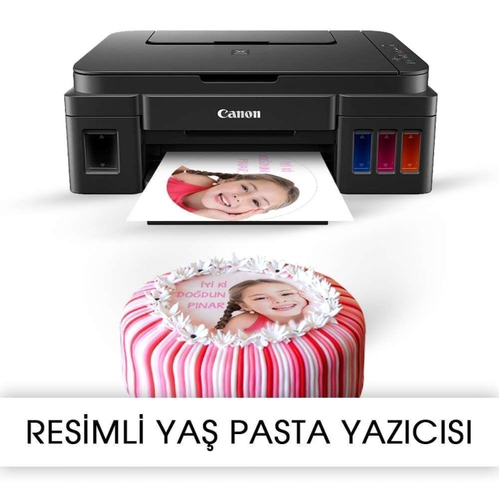 Tanklı Resimli Pasta Yazıcı