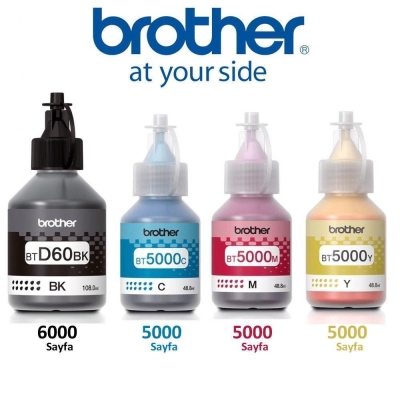 Brother DCP-T500 Mürekkep Seti 4 Renk