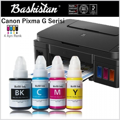 Canon G2411 Mürekkep Seti 4 Renk (Muadil)