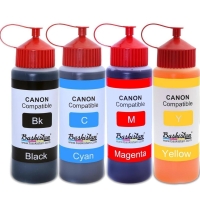 Canon Yazıcılar için uyumlu 4 Renk 1000 ml Mürekkep Seti