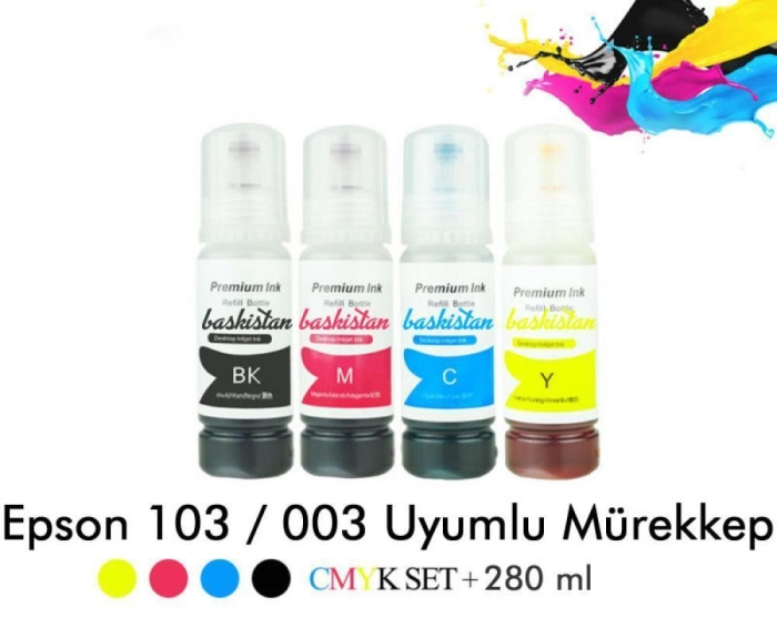 Epson L3150 Uyumlu Mürekkep 4 Renk