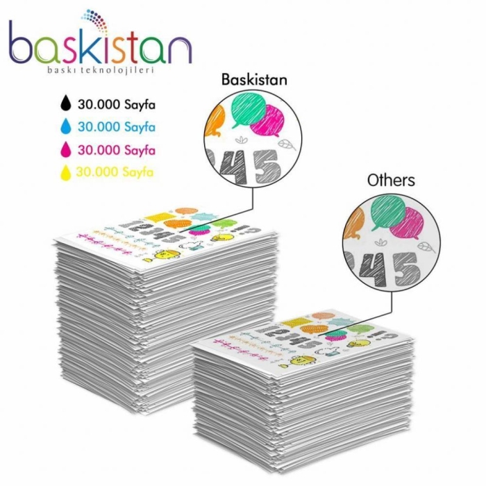 Epson L850 Mürekkep 1000 ml 4 Renk (Muadil)
