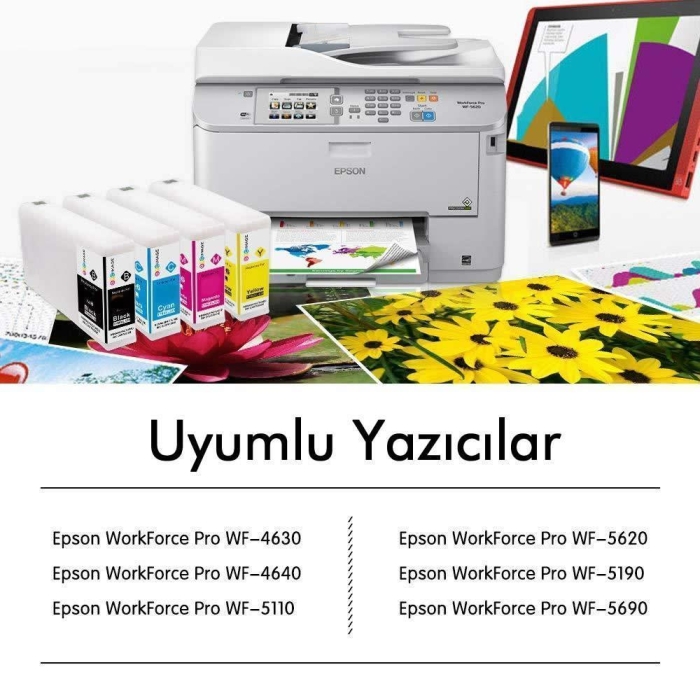 Epson WorkForce 5690 Kartuş Seti (Muadil)