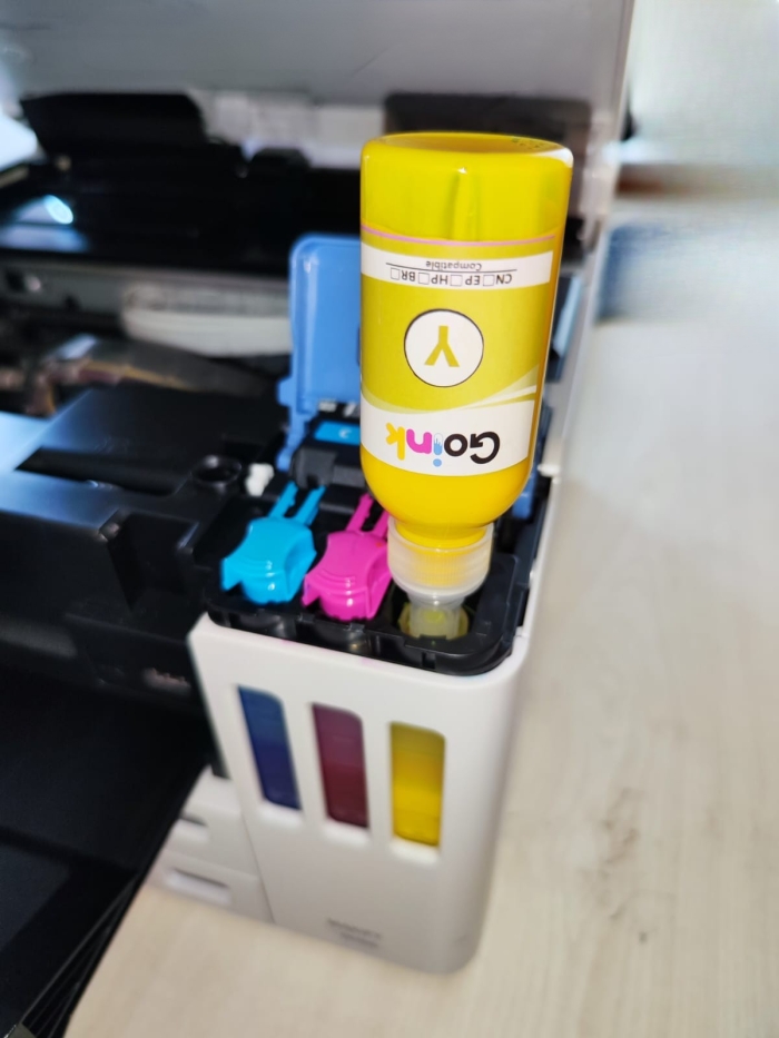 Goink Canon GI-46 Uyumlu 4 lü Mürekkep Seti (4x100 ml CMYK) – Özel Valfli Kapaklı, Sızdırmaz, Yüksek Kalite