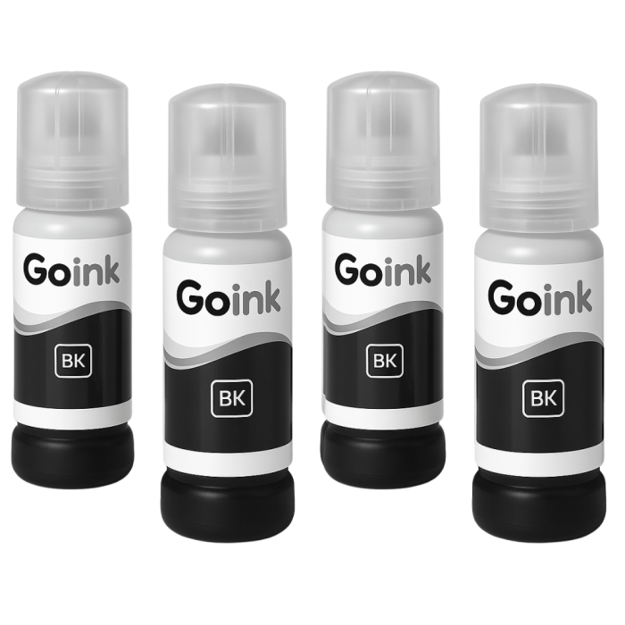 Goink Epson 103 Uyumlu Siyah Mürekkep Seti - 4 x 70ml (Ekonomik Paket)