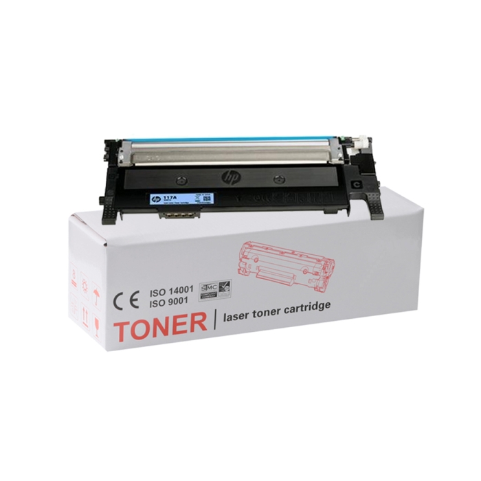 HP 117A (W2071A) Mavi Muadil Toner Çipsiz