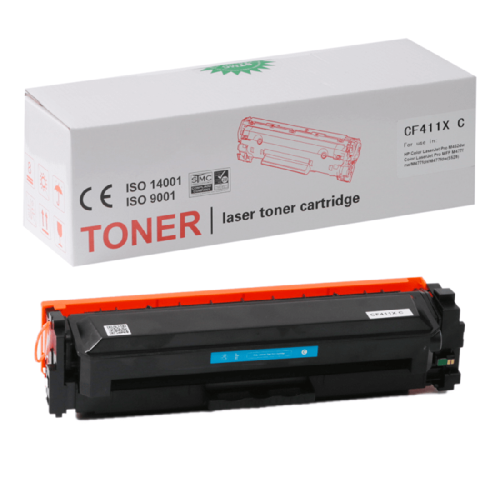 HP CF411X Mavi Yüksek Kapasite Muadil Toner